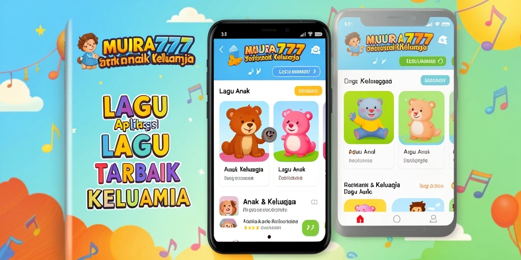Antarmuka aplikasi MUARA777 yang ramah anak dan warna-warni.