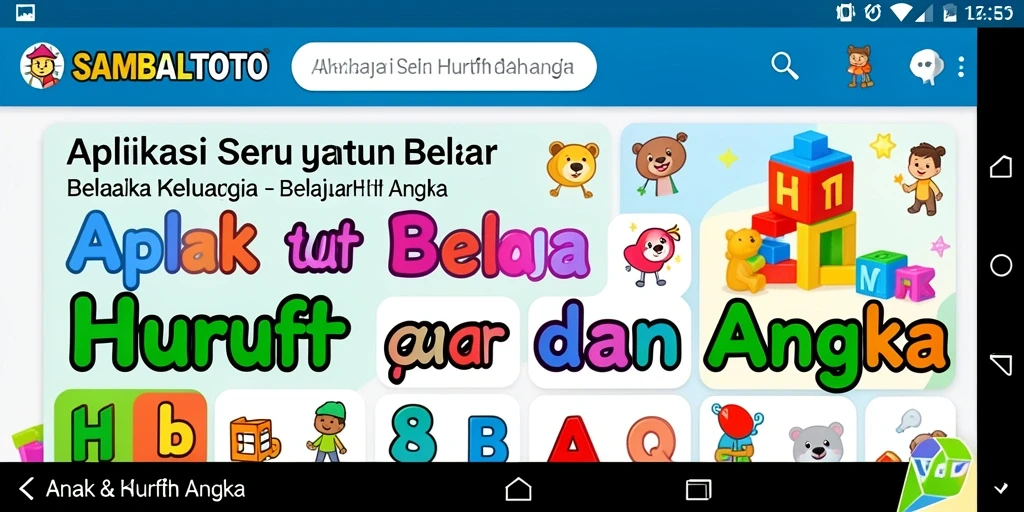 Tampilan antarmuka aplikasi SAMBALTOTO yang menarik dan interaktif.