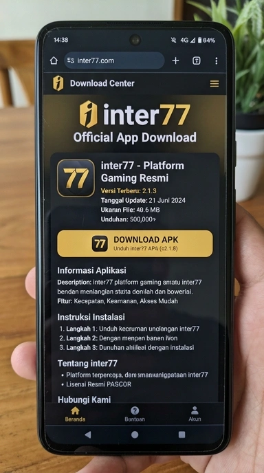 Unduh dan Instal APK inter77 dengan Mudah di Indonesia